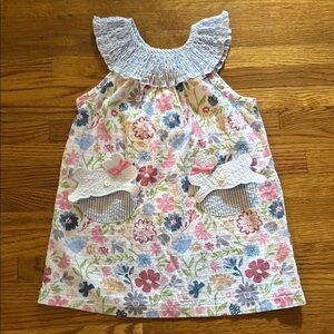Mud Pie floral bunny dress
